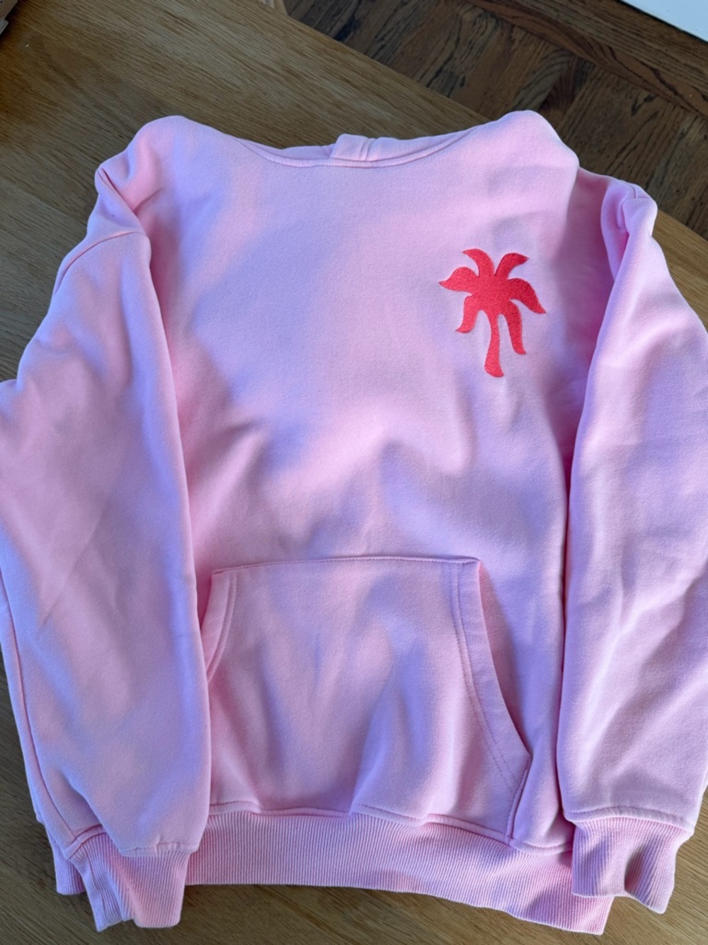 Girls' Pink Palm “Everything Comes in Waves” Hoodie